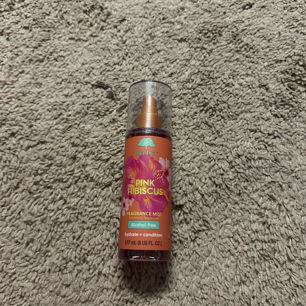 Tree Hut Pink Hibiscus Fragrance Mist — Pink & Orange